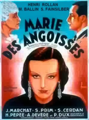 marie des angoisses 1935 poster