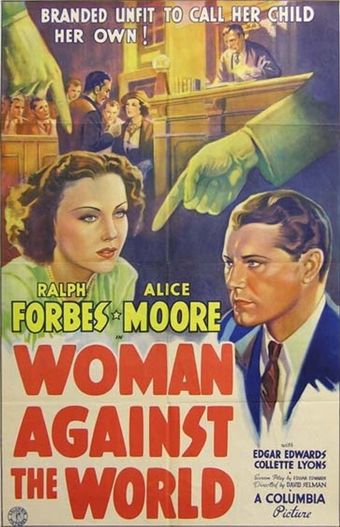 woman against the world 1937 poster