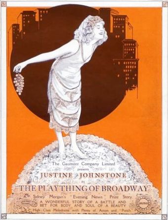 the plaything of broadway 1921 poster