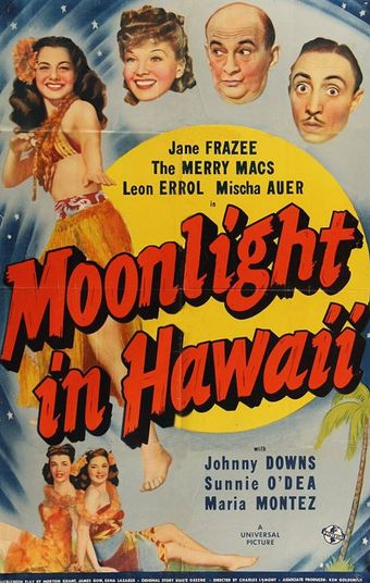 moonlight in hawaii 1941 poster