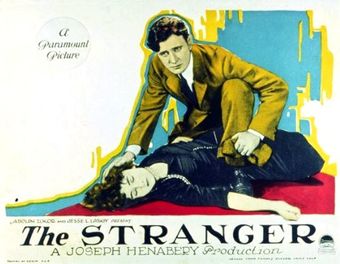 the stranger 1924 poster