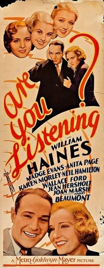 are you listening? 1932 poster