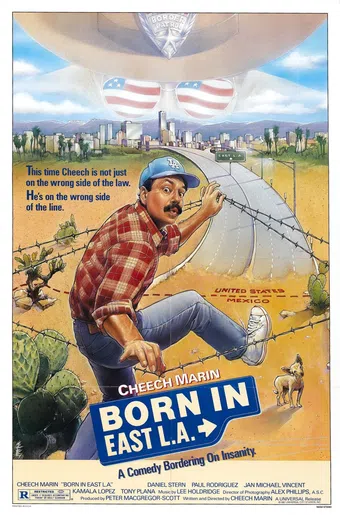 born in east l.a. 1987 poster