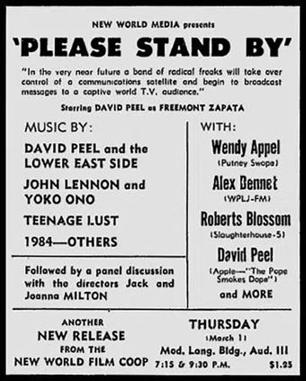 please stand by 1972 poster