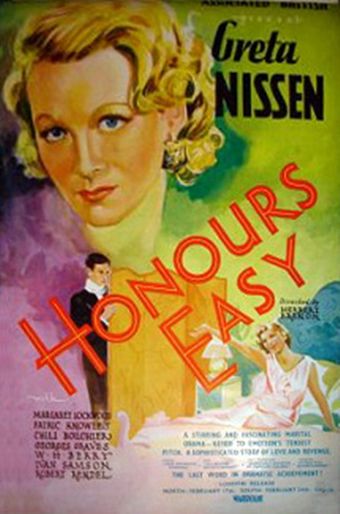 honours easy 1935 poster