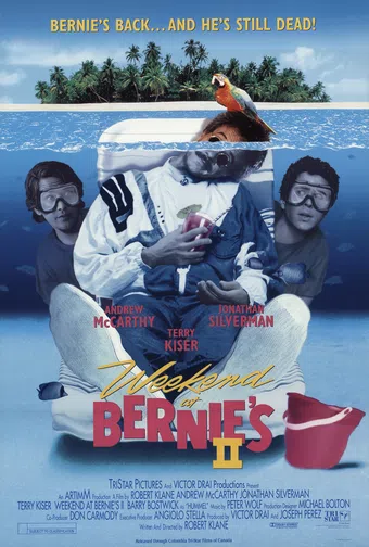 weekend at bernie's ii 1993 poster