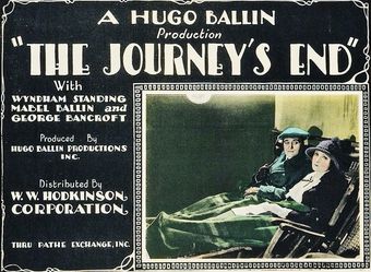 the journey's end 1921 poster