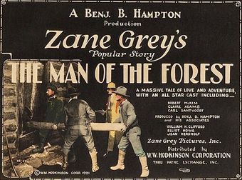 man of the forest 1921 poster