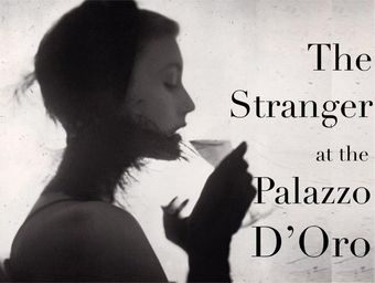 the stranger at the palazzo d'oro poster