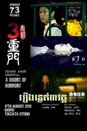 3 doors of horrors 2013 poster