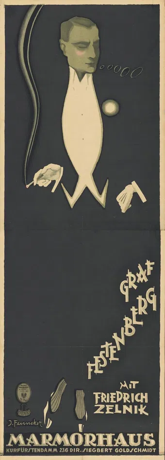 graf festenberg 1922 poster