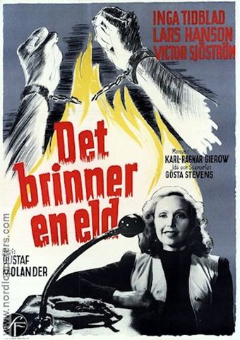 det brinner en eld 1943 poster