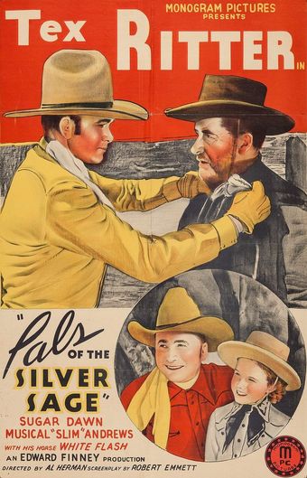 pals of the silver sage 1940 poster