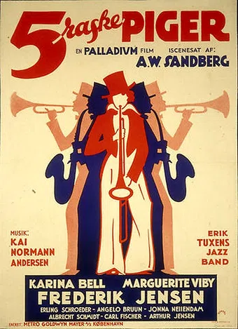 5 raske piger 1933 poster