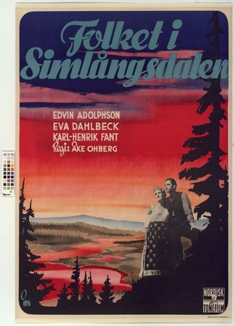 folket i simlångsdalen 1947 poster