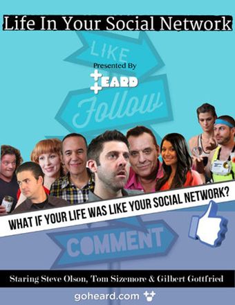 life in your social network presented by heard 2014 poster