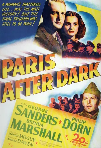 paris after dark 1943 poster