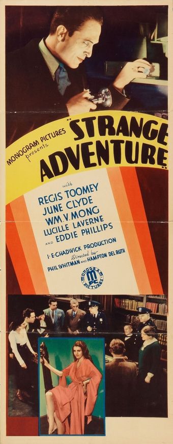 a strange adventure 1932 poster