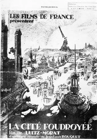 la cité foudroyée 1924 poster