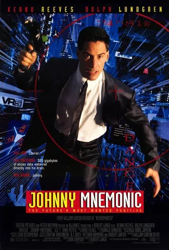 johnny mnemonic 1995 poster