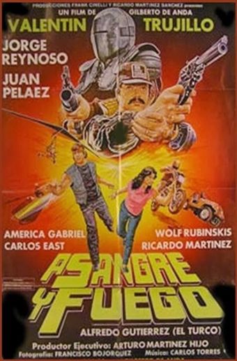 a sangre y fuego 1990 poster