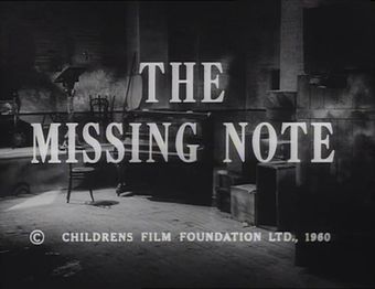 the missing note 1961 poster