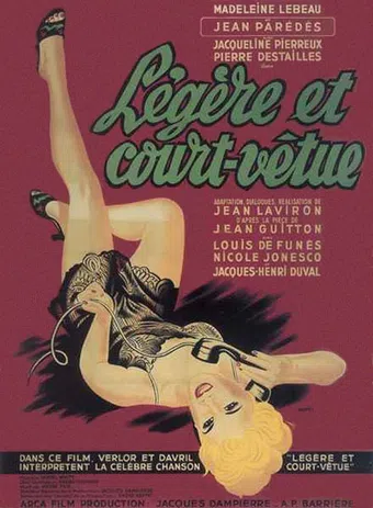 légère et court vêtue 1953 poster