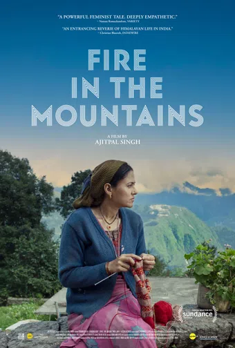 fire in the mountains 2021 poster