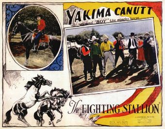 the fighting stallion 1926 poster