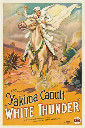 white thunder 1925 poster