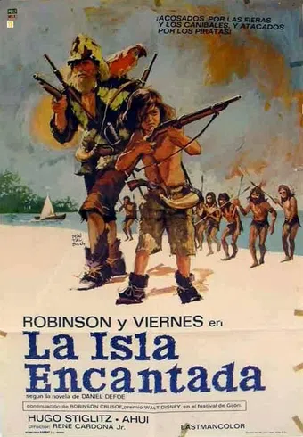 robinson y viernes en la isla encantada 1973 poster