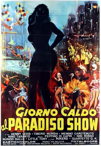 giorno caldo al paradiso show 1966 poster