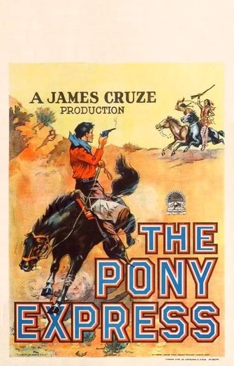 the pony express 1925 poster