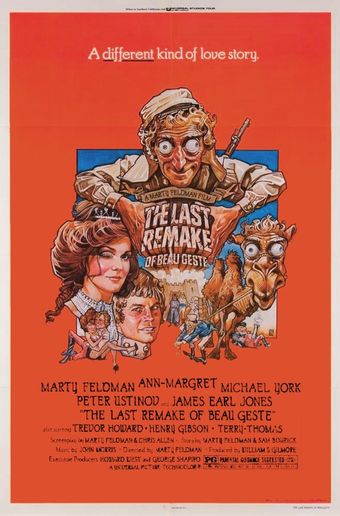 the last remake of beau geste 1977 poster