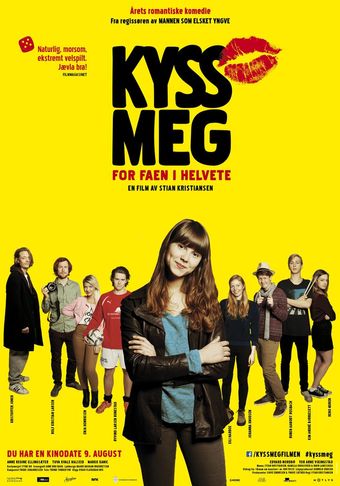 kyss meg for faen i helvete 2013 poster