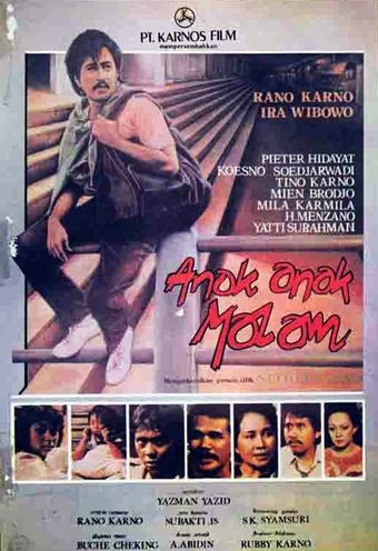 anak-anak malam 1986 poster