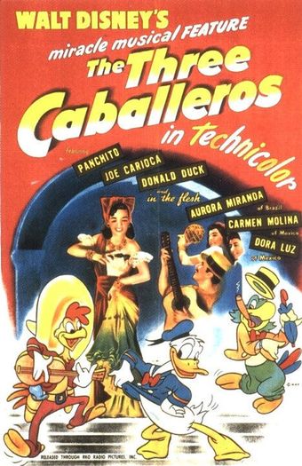 the three caballeros 1944 poster