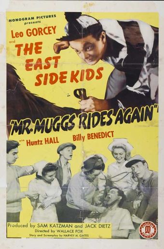 mr. muggs rides again 1945 poster