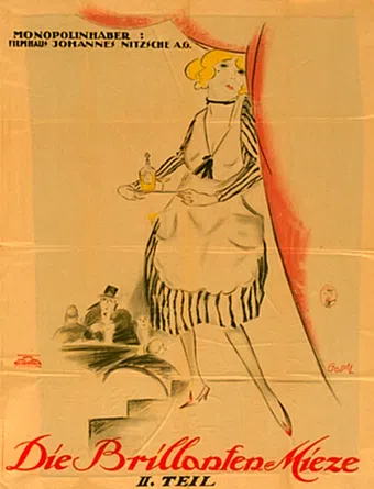 die brillantenmieze, 2. teil 1921 poster