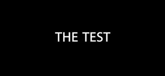 the test 2021 poster