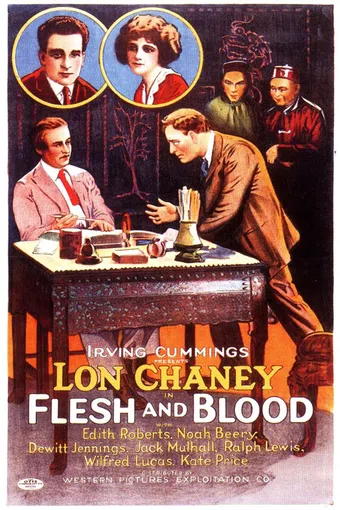 flesh and blood 1922 poster