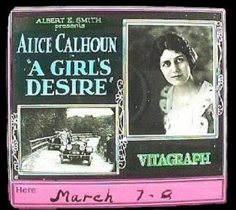 a girl's desire 1922 poster