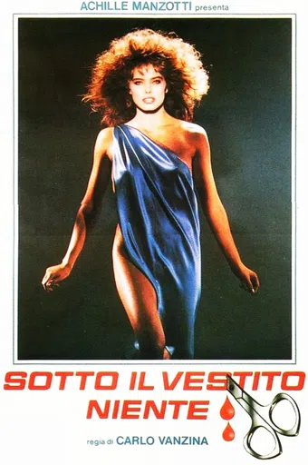 sotto il vestito niente 1985 poster