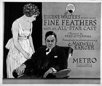 fine feathers 1921 poster