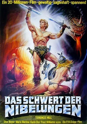 das schwert der nibelungen 1966 poster