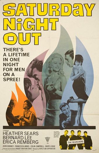 saturday night out 1964 poster