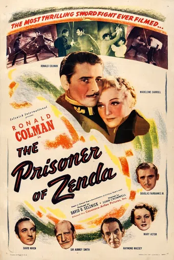 the prisoner of zenda 1937 poster