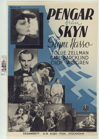 pengar från skyn 1938 poster