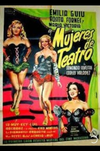 mujeres de teatro 1951 poster