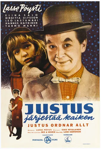 justus järjestää kaiken 1960 poster